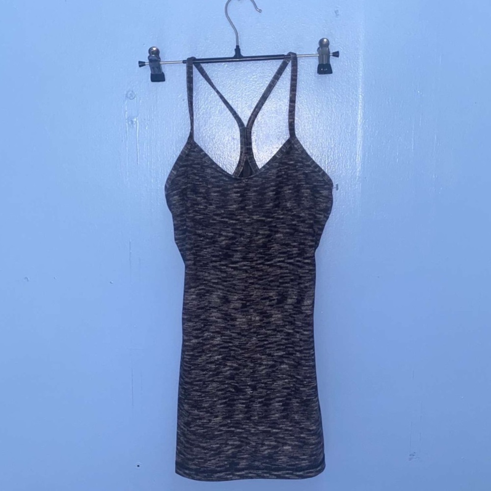 lululemon athletica Black and Brown Tank Top